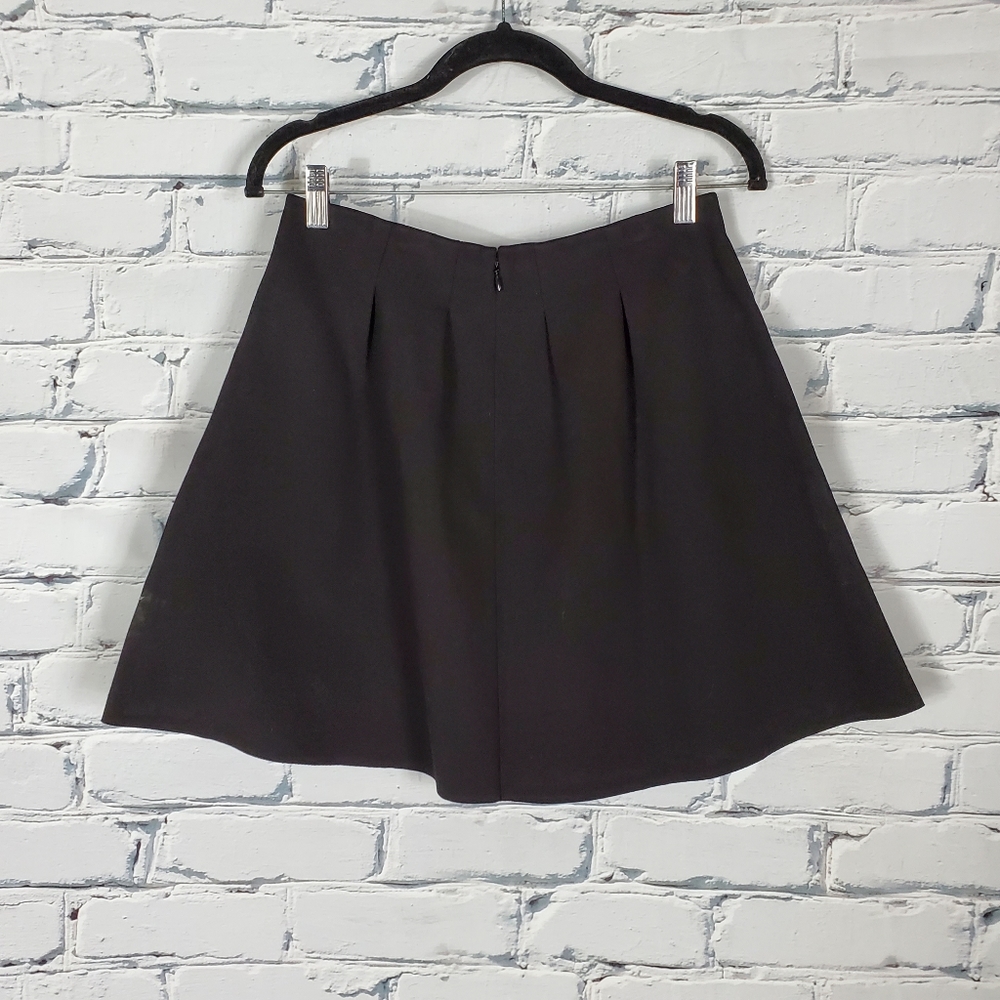 Madewell Countdown Flared Mini Skirt in Black - Picture 3 of 8